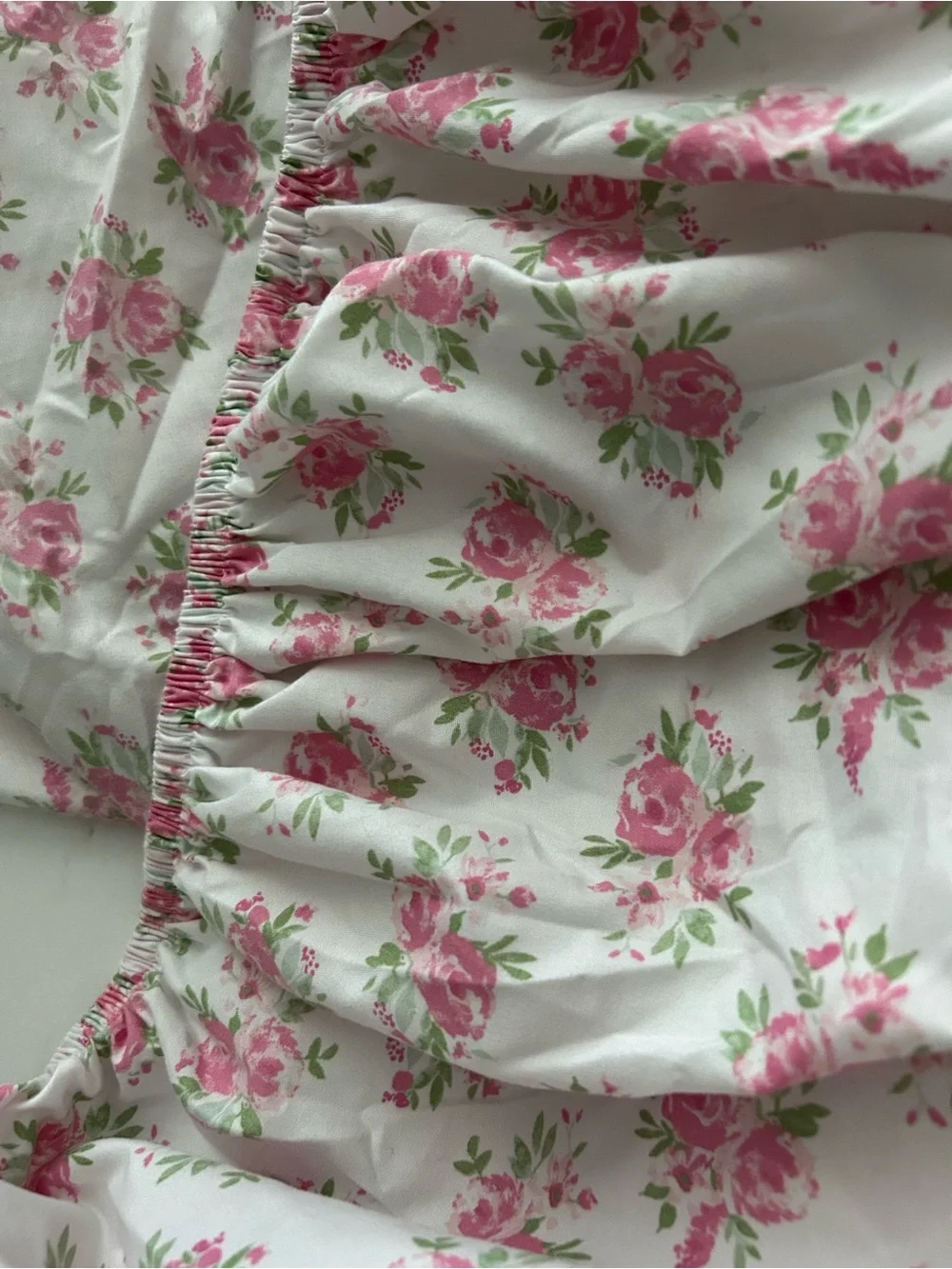 Floral Pink Rose Bedding Set - Classic Floral Print